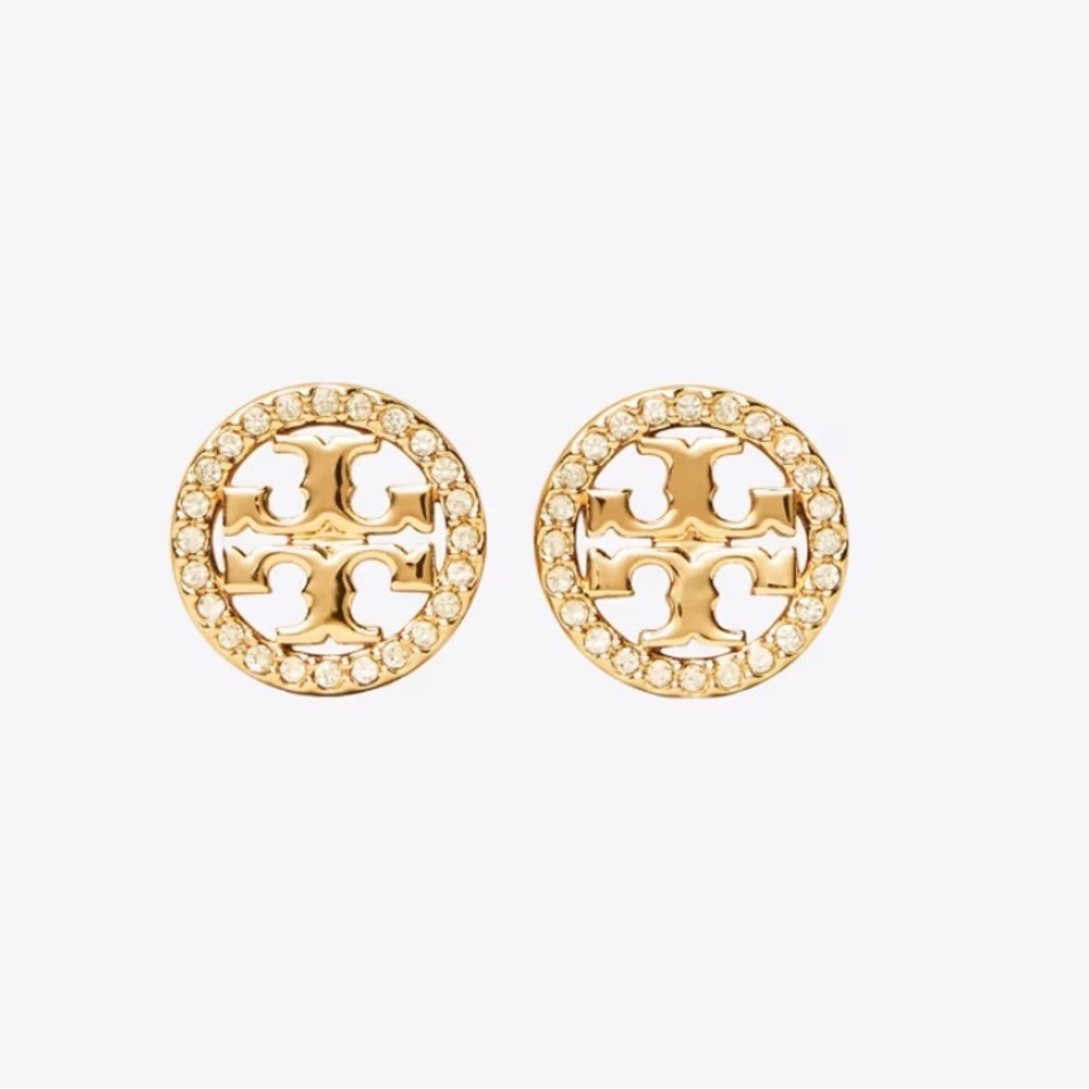 🫦Host Pick🪸Tory Burch Miller Pave Stud Earrings